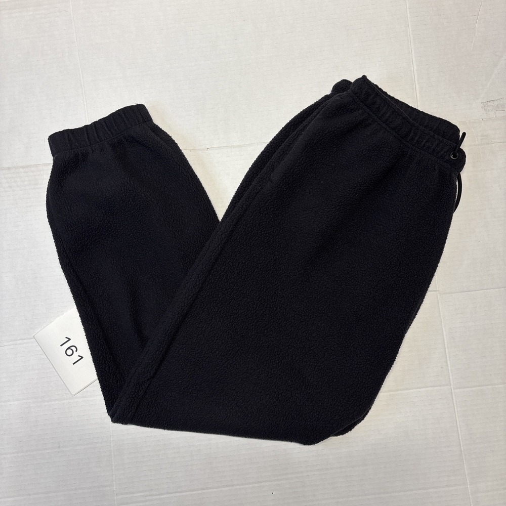 Nike Sportswear Plush Fleece Jogger Pants Womens Black DQ6812-010 Large